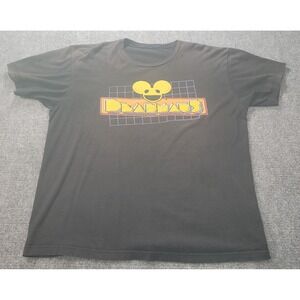 Deadmau5 Graphic T-Shirt Black EDM Music Tee Retro Logo Men's XL